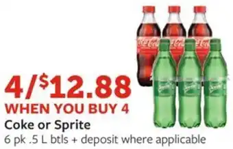 Fareway Coke or Sprite offer