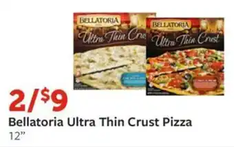Fareway Bellatoria Ultra Thin Crust Pizza 12" offer