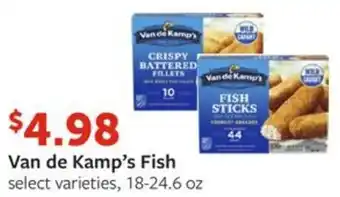 Fareway Van de Kamp's Fish offer