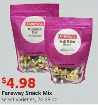 Fareway Fareway Snack Mix offer