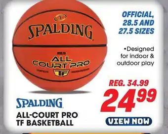 Big 5 Spalding All Court Pro TF Basketball offer