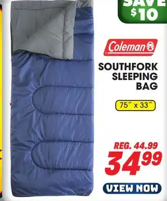 Big 5 Coleman Southfork 40° Sleeping Bag offer