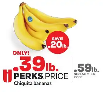 Hy-Vee Chiquita bananas offer