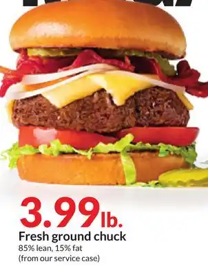 Hy-Vee Fresh ground chuck offer