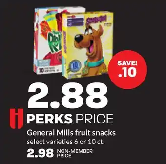 Hy-Vee General Mills fruit snacks offer