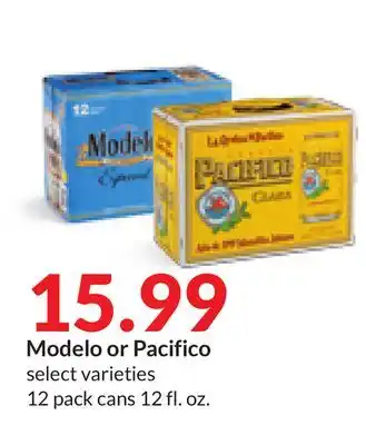 Hy-Vee Modelo or Pacifico offer