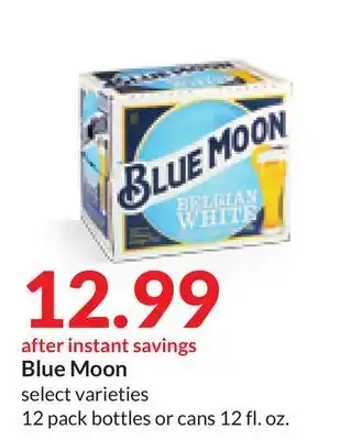Hy-Vee Blue Moon offer
