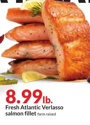 Hy-Vee Fresh Atlantic Verlasso salmon fillet offer