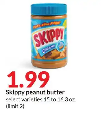 Hy-Vee Skippy peanut butter offer