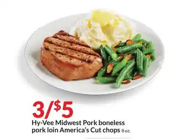 Hy-Vee Hy-Vee Midwest Pork boneless pork loin America's Cut chops offer