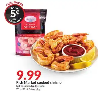 Hy-Vee Fish Market cooked shrimp offer