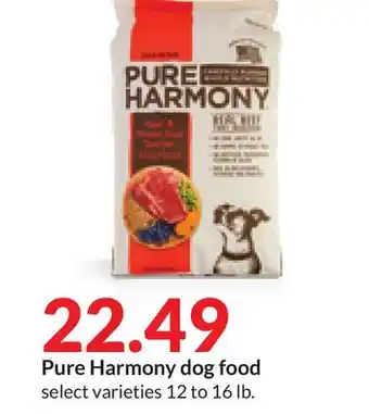 Hy-Vee Pure Harmony dog food offer