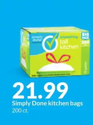 Hy-Vee Simply Done kitchen bags offer