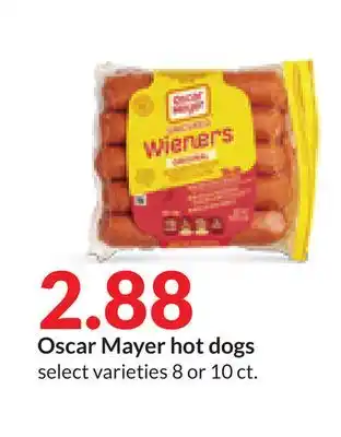 Hy-Vee Oscar Mayer hot dogs offer