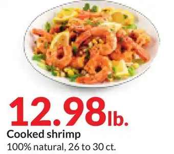 Hy-Vee Cooked shrimp offer