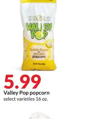Hy-Vee Valley Pop popcorn offer