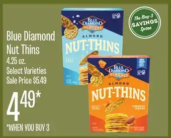 Jewel-Osco Blue Diamond Nut Thins offer