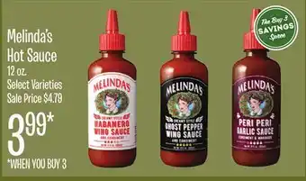 Jewel-Osco Melinda's Hot Sauce offer