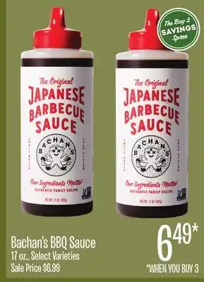 Jewel-Osco Bachan's BBQ Sauce offer