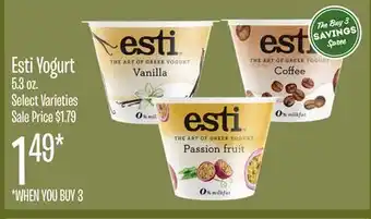 Jewel-Osco Esti Yogurt offer