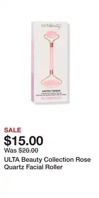 Ulta Beauty ULTA Beauty Collection Rose Quartz Facial Roller offer