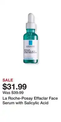 Ulta Beauty La Roche-Posay Effaclar Face Serum with Salicylic Acid offer
