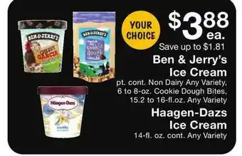 Fairway Store Market Ben & Jerry's Ice Cream Haagen-dazs Ice Cream offer