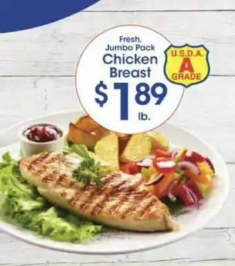 Price Rite Fresh Jumbo Pack Chicken Breast offer