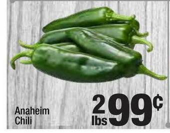 Super King Markets Anaheim Chili offer
