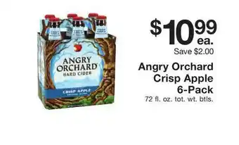Fairway Store Market Angry Orchard Crisp Apple 6-pack offer