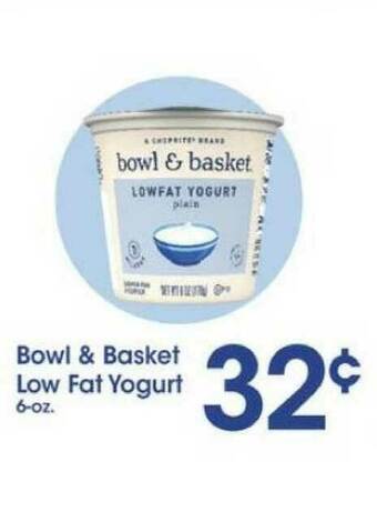 Price Rite Bowl & Basket Low Fat Yogurt offer