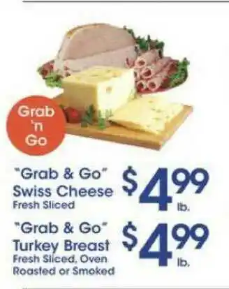 Price Rite Grab & Go Swiss Cheese Grab & Go Turkey Breast offer