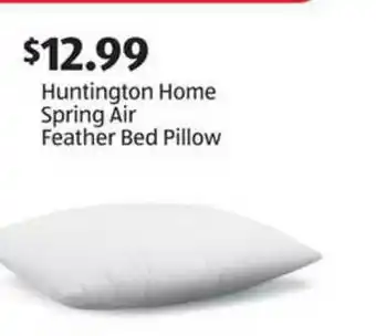 Aldi Huntington Home Spring Air Feather Bed Pillow offer