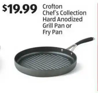 Aldi Crofton Chef's Collection Hard Anodized Grill Pan Or Fry Pan offer