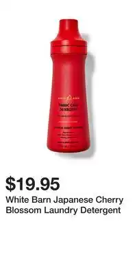 Bath & Body Works White Barn Japanese Cherry Blossom Laundry Detergent offer