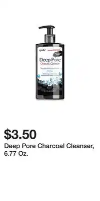 Big Lots Deep Pore Charcoal Cleanser, 6.77 Oz offer