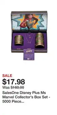 Game Stop SalesOne Disney Plus Ms Marvel Collector's Box Set - 5000 Piece Limited Run GameStop Exclusive offer