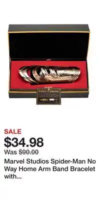Game Stop Marvel Studios Spider-Man No Way Home Arm Band Bracelet with Decorative Box GameStop Exclusive offer