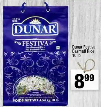 Super King Markets Dunar Festiva Basmati Rice 10 Lb offer