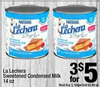Super King Markets La Lechera Sweetened Condensed Milk 14 Oz offer