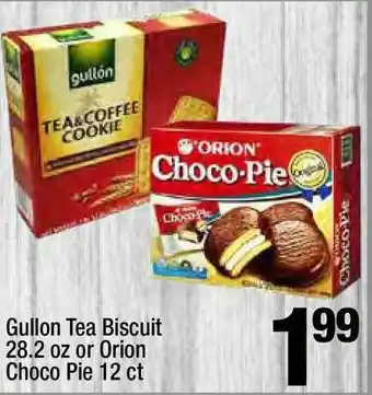 Super King Markets Gullon Tea Biscuit 28.2 Oz Or Orion Choco Pie 12 Ct offer