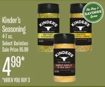 Jewel-Osco Kinder's Seasoning offer