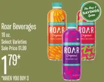 Jewel-Osco Roar Beverages offer