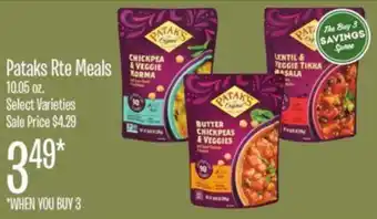 Jewel-Osco Pataks Rte Meals offer