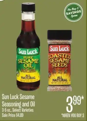 Jewel-Osco Sun Luck Sesame Seasoning and Oil offer