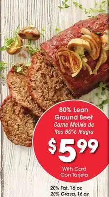 Ralphs 80% Lean Ground Beef offer