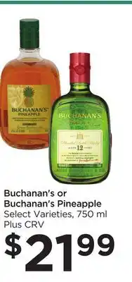Food 4 Less Buchanan's or Buchanan's Pineapple offer