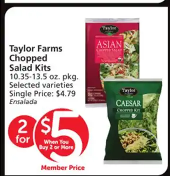 Albertsons Taylor Farms Chopped Salad Kits offer