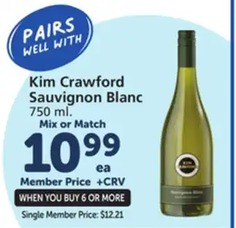 Albertsons Kim Crawford Sauvignon Blanc offer