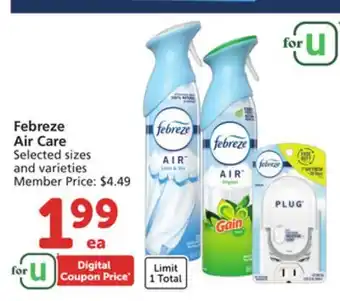 Albertsons Febreze Air Care offer